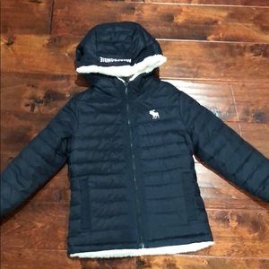 Abercrombie girls puffer in new condition